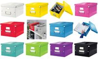LEITZ Ablagebox Click & Store WOW, DIN A4, schwarz (80604495)