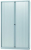 Bisley roldeurkast, ft 198 x 120 x 43 cm (h x b x d), 4 legborden, zilverkleurig