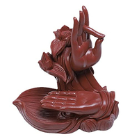 RULING BACKFLOW LOTUS INCENSE WATERFALL INCENSE CONE BERGAMOT INCENSE STICK HOLDER HOME BUDDHA HAND INCENSE B