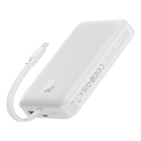 POWERBANK BASEUS MAGNETIC MINI 10000MAH 30W MAGSAFE (WHITE)