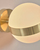Wandlamp Anasol metaal met gouden finish