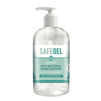 Safegel - 75% Alcohol Hand Sanitiser 500ml pump dispenser bottle