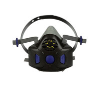3M HF-801SS Secure Click Speaking Diaphragm Half Mask Large