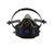 3M HF-801Sd Secure Click Speaking Diaphragm Half Mask Medium