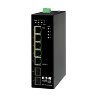 Tripp Lite NGI-U05C2POE4 łącza sieciowe Nie zarządzany Gigabit Ethernet (10/100/1000) Obsługa PoE Czarny