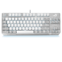 ASUS ROG Strix Scope NX TKL Moonlight White teclado USB Gris, Blanco