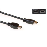 ACT SB2602 cable USB 2 m USB 2.0 Mini-USB A Mini-USB B Negro