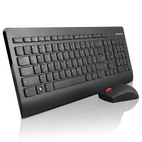 Lenovo 03X8220 toetsenbord Inclusief muis RF Draadloos IJslands Zwart