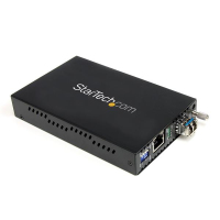 StarTech.com Gigabit Ethernet Single Mode LWL / Glasfaser LC Medienkonverter 40 km