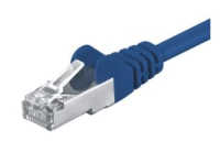 M-Cab CAT5e, SF-UTP, 5.0m kabel sieciowy Niebieski 5 m SF/UTP (S-FTP)