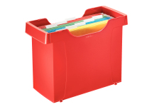 Leitz 19931025 pudełko do przechowywania dokumentów Polistyren Czerwony