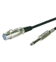 Goobay MIC 600 6.0m Audio-Kabel 6 m XLR (3-pin) 6.35mm Blau