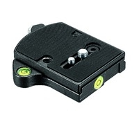 Manfrotto 394 Quick Adaptor "Low Profile" trépied Noir