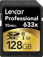 Lexar LSD128CBEU633 mémoire flash 128 Go SDXC Classe 10 UHS