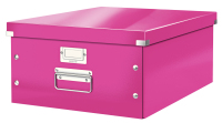 Leitz 60450023 irattároló doboz Farostlemez Rózsaszín