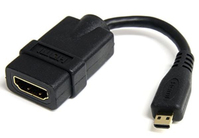Lenovo 03X6857 HDMI cable HDMI Type D (Micro) HDMI Type A (Standard) Black