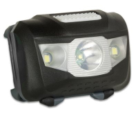 Arcas 307 10010 Stirnband-Taschenlampe Schwarz LED