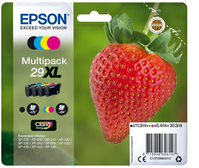 Epson Strawberry C13T29964022 tintapatron 1 dB Eredeti Fekete, Cián, Magenta, Sárga