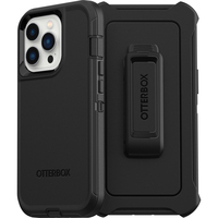 OtterBox Funda para iPhone 13 Pro Max/ iPhone 12 Pro Max Defender, resistente a golpes y caídas, Ultra-Rugerizada, Protectora, Testada 4x con estándares Militares anticaídas, Negro