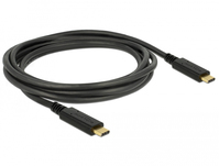 DeLOCK 83668 USB kábel 2 M USB 3.2 Gen 1 (3.1 Gen 1) USB C Fekete