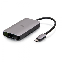 C2G USB-C 4-in-1 Mini Dock with HDMI, USB-A, Ethernet, and USB-C Power Delivery up to 100W - 4K 30Hz