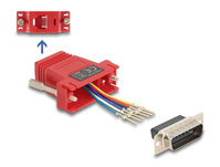 DeLOCK 67084 Kabeladapter D-Sub 15 Rot