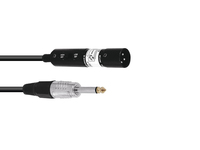 Omnitronic 30225085 audio cable 0.3 m XLR (3-pin) 6.35mm Black