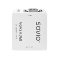 Savio CL-110 Konwerter/Adapter VGA-> HDMIFull HD/1080p 60Hz carte et adaptateur d'interfaces HDMI