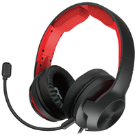 Hori NSW-200U fejhallgató és headset Vezetékes Kézi Játék Fekete, Vörös