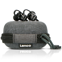 Lenco EPB-160BK hoofdtelefoon/headset Hoofdtelefoons Draadloos In-ear, Neckband Sporten Micro-USB Bluetooth Zwart