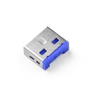 Smartkeeper UL03P2DB bloqueador de puerto USB tipo A Azul Plástico 100 pieza(s)