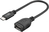 Goobay USB-C Extension Cable, Black, 0.2m