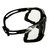 3M SF501SGAF-BLK-FM veiligheidsbril Polycarbonaat (PC) Zwart