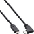 InLine 35701W USB-kabel 1 m USB 3.2 Gen 2 (3.1 Gen 2) USB C Zwart