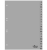 Durable 651010 tab index Alphabetic tab index Polypropylene (PP) Grey
