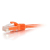 C2G 0.5m Cat5e Booted Unshielded (UTP) Network Patch Cable - Orange