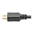 Tripp Lite P566-010-VGA adaptador de cable de vídeo 3 m HDMI HD15, MICRO-USB B Negro