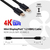 CLUB3D Mini DisplayPort 1.2 HBR2 Kabel Stecker/Stecker 2 meter 4K60Hz