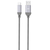 Silicon Power Boost Link Nylon LK30AC kabel USB 1 m USB 3.2 Gen 1 (3.1 Gen 1) USB A USB C Szary