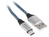 Tracer TRAKBK46266 kabel USB 1 m USB 2.0 USB C USB A Czarny, Niebieski, Srebrny