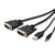 Belkin F1DN2CCBL-DH10t toetsenbord-video-muis (kvm) kabel Zwart 3 m