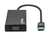 Manhattan 152846 dokkoló állomás és port replikátor USB A típus Fekete