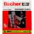Fischer DuoPower 10 stuk(s) Schroef- & muurplugset 60 mm