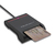 Qoltec 50642 czytnik kart magnetycznych USB Czarny