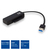 ACT AC1515 csatlakozó átlakító 2.5/3.5" SATA USB A Fekete