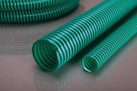PVC-Spiralschlauch, 19mm(3/4"), grün-transp mit Hart-PVC-Spirale, von -5 bis +60°C, Rolle à 50 m