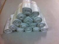 PE-Mülleimerbeutel, weiß, 490 x 600 mm, ca. 24- 30 L Beutel à 50 Stück, Karton à 2000 Stück, Nr. 49902