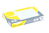 NIPS MAIL-PACK® XS (Post-)Versandkarton / Versandverpackung / 250 x 155 x 38 mm / anthrazit-weiß-gelb / Wellkarton - umweltfreundlich und recycelbar / 20 Stück gebündelt