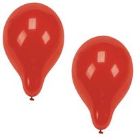 100 Luftballons Ø 25 cm rot von PAPSTAR Luftballons rot, Durchmesser: 25 cm,