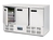 Polar Kühltisch 3-türig 368 Liter Einfach zu reinigende GN1/1 Innenseite -
